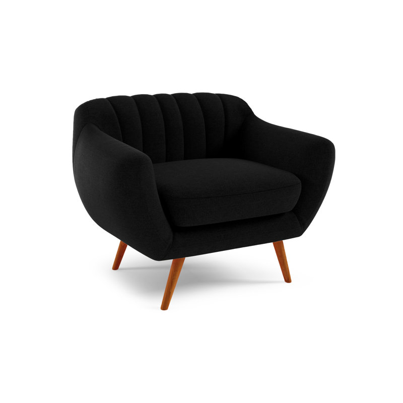 Katharine Upholstered Armchair, Ibiza Charcoal