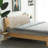 Sit-up Back Comfort Linen-look Textured Ivory Bed Rest Headboard Wedge Reading Pillow Back Support Compression-77462735
