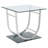 Obara Glass Top Coffee And End Table Set Chrome-991579877