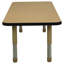 Table rectangulaire d'activités en T avec moulures totales réglables-109512147-109512148-109512140