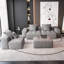 Canapé modulaire surdimensionné moderne avec coussins moelleux et combinaison de bricolage, aucun assemblage requis-118085147