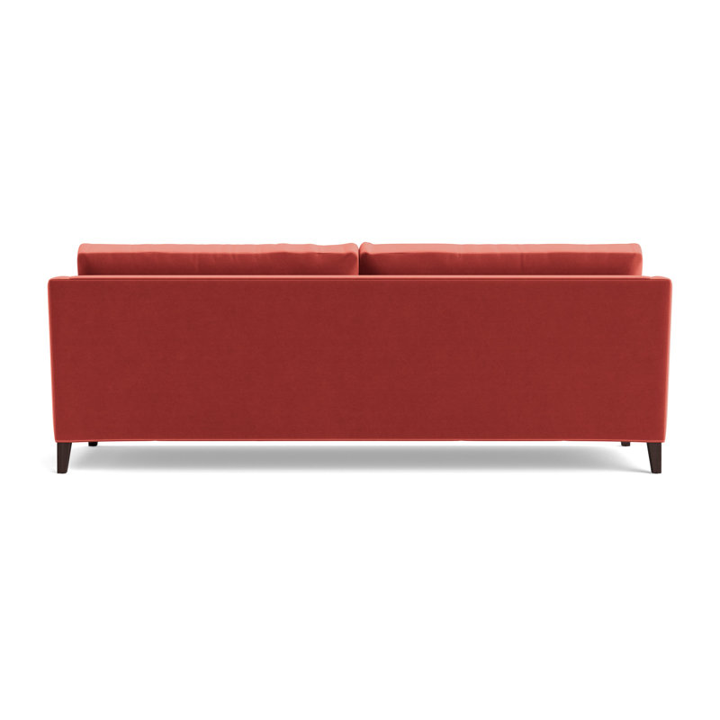Gigi No Skirt 85 Sofa, Java, Performance Velvet - Sienna