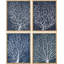 Arbres abstraits encadrés sur papier, impression de 4 pièces-97782802-97782801