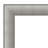 Elegant Brushed Pewter Frame Wall Cork Small Bulletin Board