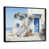 Black Floater Framed