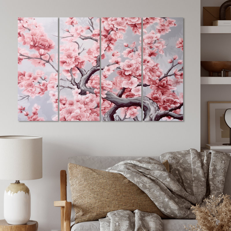 Traditional Plants & Flowers Wall Decor on Metal
