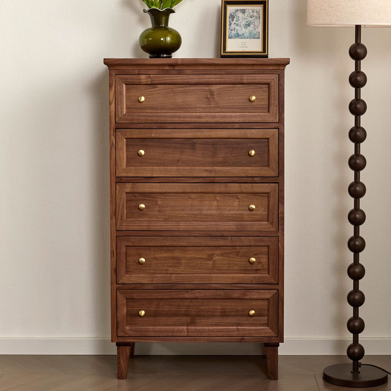 Small Walnut Colored Accent Chest