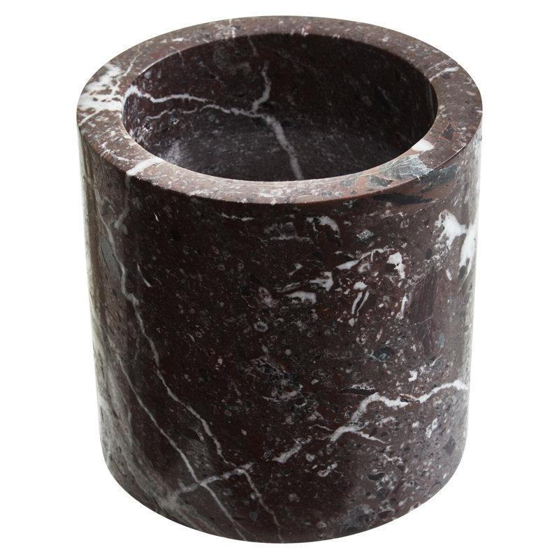 Brenlee Red Marble Ice Bucket