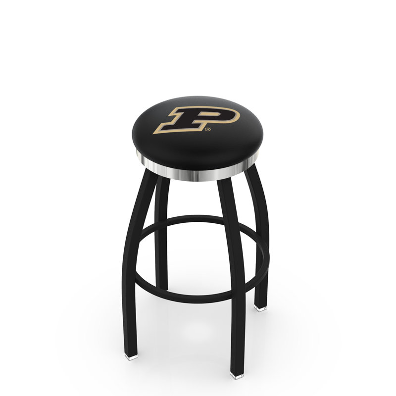 NCAA 36" Swivel Bar Stool, Purdue