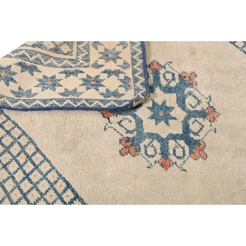 One-of-a-Kind 4'6" X 7'6" Hand Knotted Area Rug