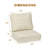 6 Inch Sunbrella Outdoor Chair Seat Back Cushion Set-1808457746-1808457747