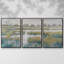 Marshland View V, ensemble de 3 toiles encadrées-227939564-227939536