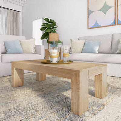 Candon Solid Wood Single Coffee Table