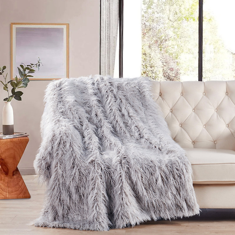 Throw Blanket, Silver