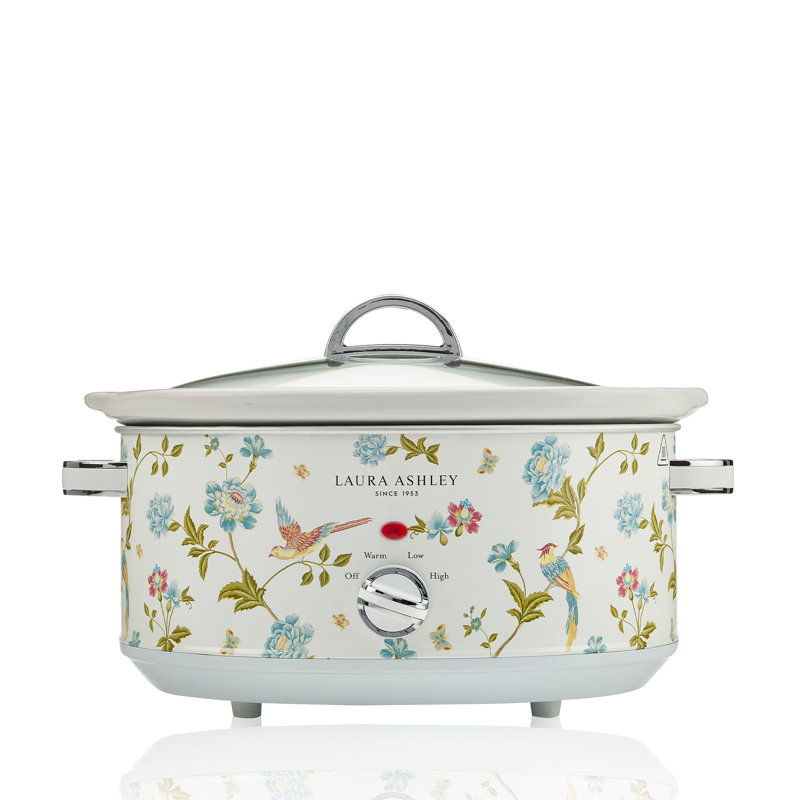 VQ- Laura Ashley 6.5L Slow Cooker, Elveden White