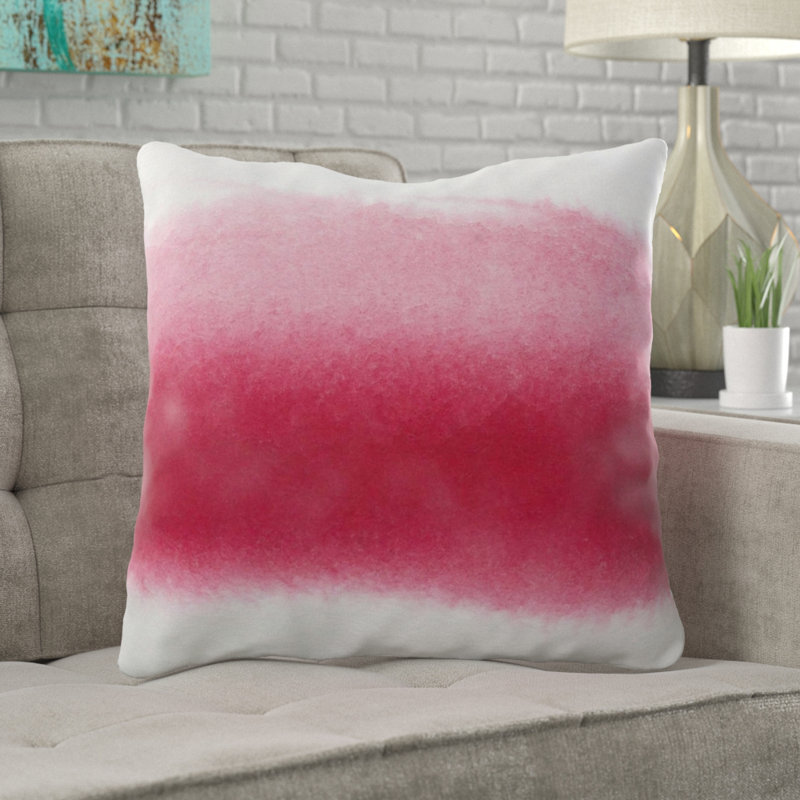Jesup Floral Outdoor Throw Pillow, Microsuede, Indoor