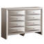 Commode de rangement Champagne