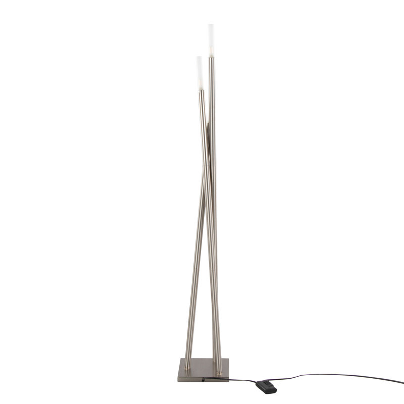 Lampe sur pied contemporaine en glaçon Icickel