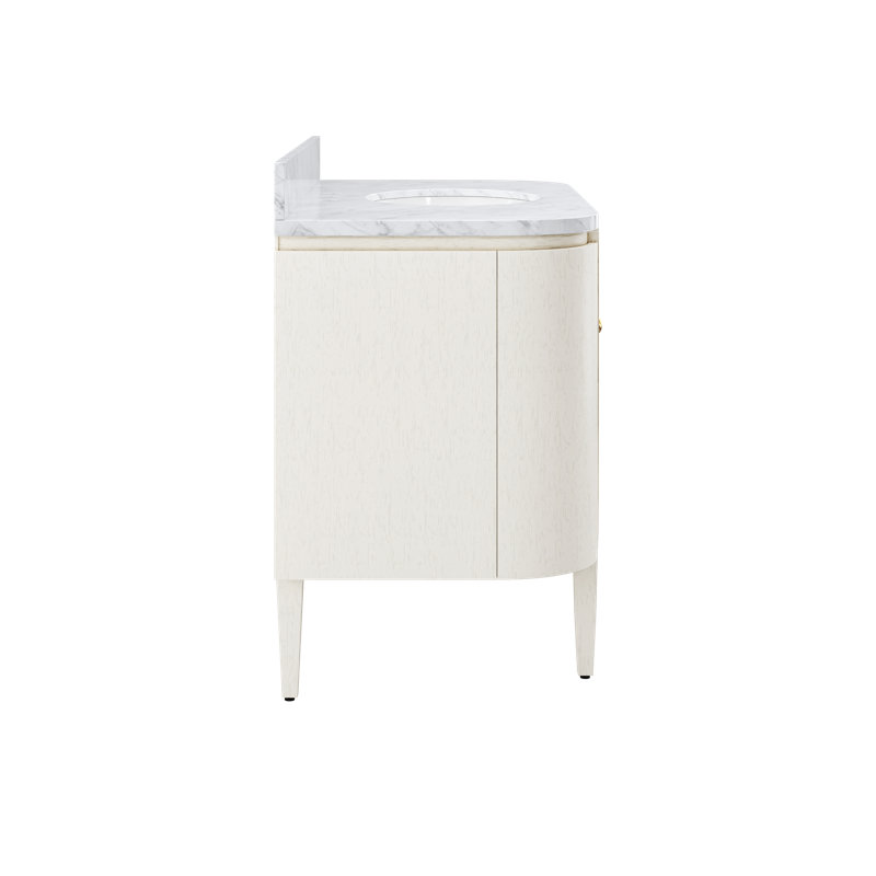 Briallen White 48" Vanity with Undermount Sink, Cerused White