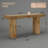 70.9" Modern Rustic Bar Table - Counter Height, Seats 4-6-600879465