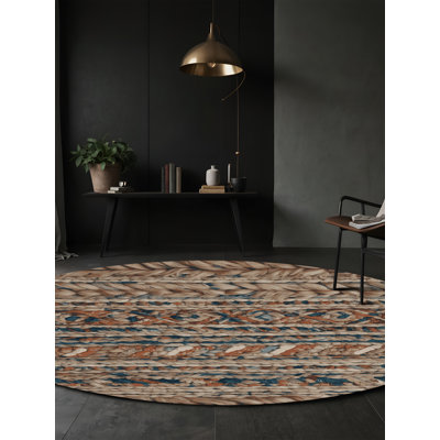 Tapis brun soyeux et moelleux