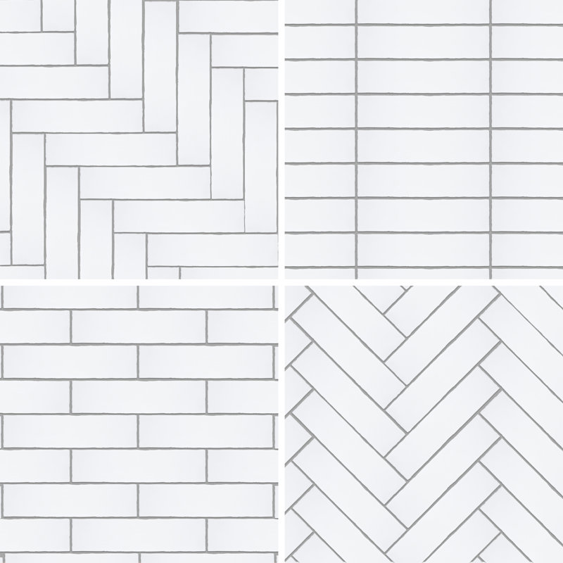 Castillo 3" X 12" Ceramic Subway Wall Tile, White