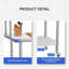 Stainless Steel Table With Overshelf, NSF Heavy Duty Prep Table
