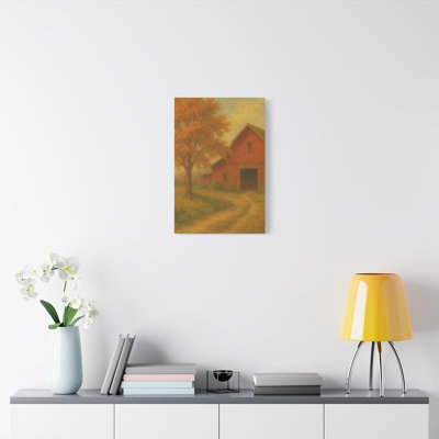 Apel Single Picture Frame Print on Canvas