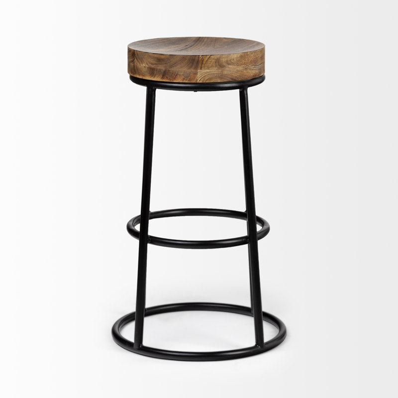 Turner Counter Stool with Metal Frame, Counter Stool (27" Seat Height)