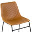 Chaise d'appoint rembourrée à dossier solide-262492986