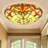 Tiffany Round Flush Mount Ceiling Light
