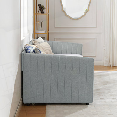 Vertical Stripe Daybed with Trundle
