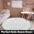 Shag Fluffy Faux Sheepskin Area Rug in White-194626664