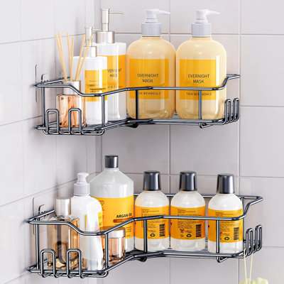 Nabbs Wall Stainless Steel Shower Caddy