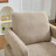 Fauteuil d'appoint pivotant revêtu de tissu bouclé-112730289