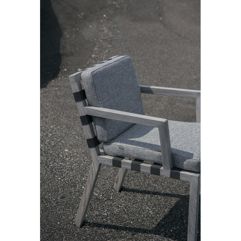 Strap Outdoor Teak Dining Armchair