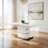 Extendable Metal Base Dining Table