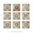 Merola Tile D'Anticatto Decor Florence 9" x 9" Porcelain Patterned Wall & Floor Tile