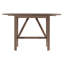 Ensemble de table de salle à manger à hauteur de comptoir en bois 3 pièces avec 2 chaises rembourrées pour petite place-926909460-926909466