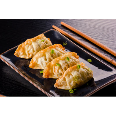 Japanese Fried Gyoza - Wrapped Canvas Print