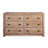 Montauk Solid Wood 59.5'' W 6 - Drawer Dresser-23618274