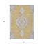 Tapis oriental lavable intérieur 10 pi x 14 pi doré