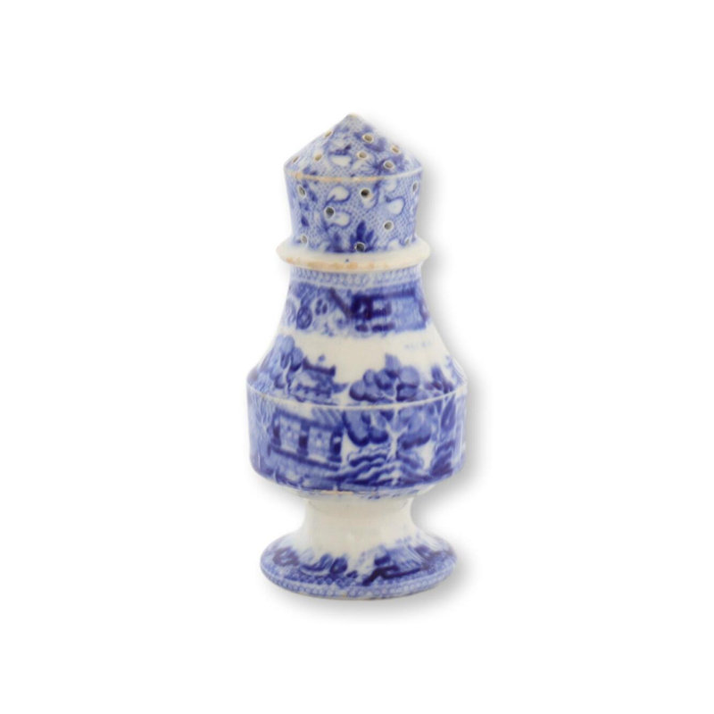 Pot à poivre 1850S Pearlware Willow