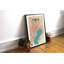 « tokyo city map », reproduction d’impression sur affiche en tricolore-22633285