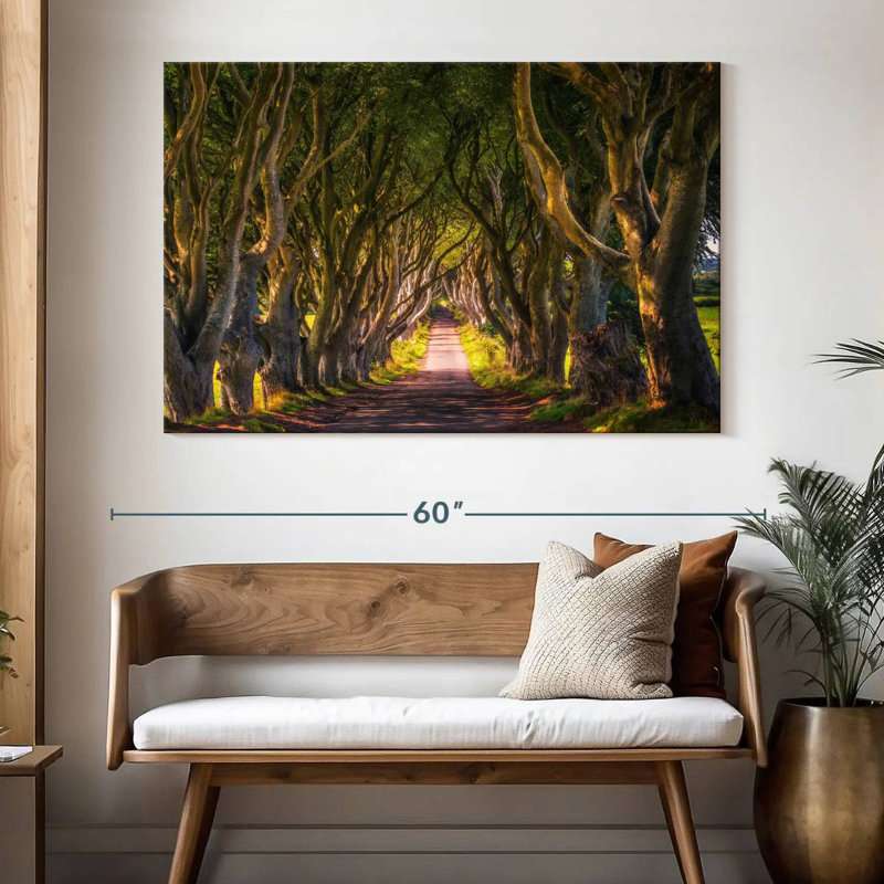 Alvord Tree Tunnel, 34" H x 51" W