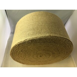 EBP INC 4 Premium Burlap Roll 100 Yards Sewn Edges Ribbon