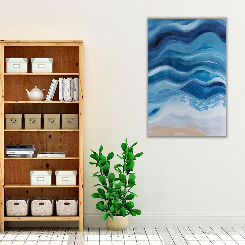 Embellished Close To Shore II - reproduction d'art sur toile, H 24 po x l 16 po