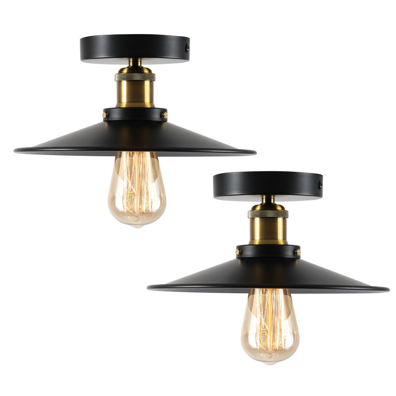 26cm Industrial Aluminum Flush Mount
