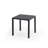 Heim 1-Piece Black Aluminum Outdoor Side Table-122506438