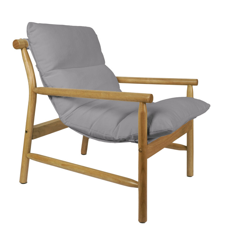 Fauteuil large de 25,5 po Ivoryanna, Gris